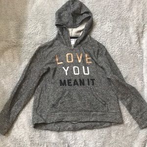 Great condition size medium girls old navy hoodie